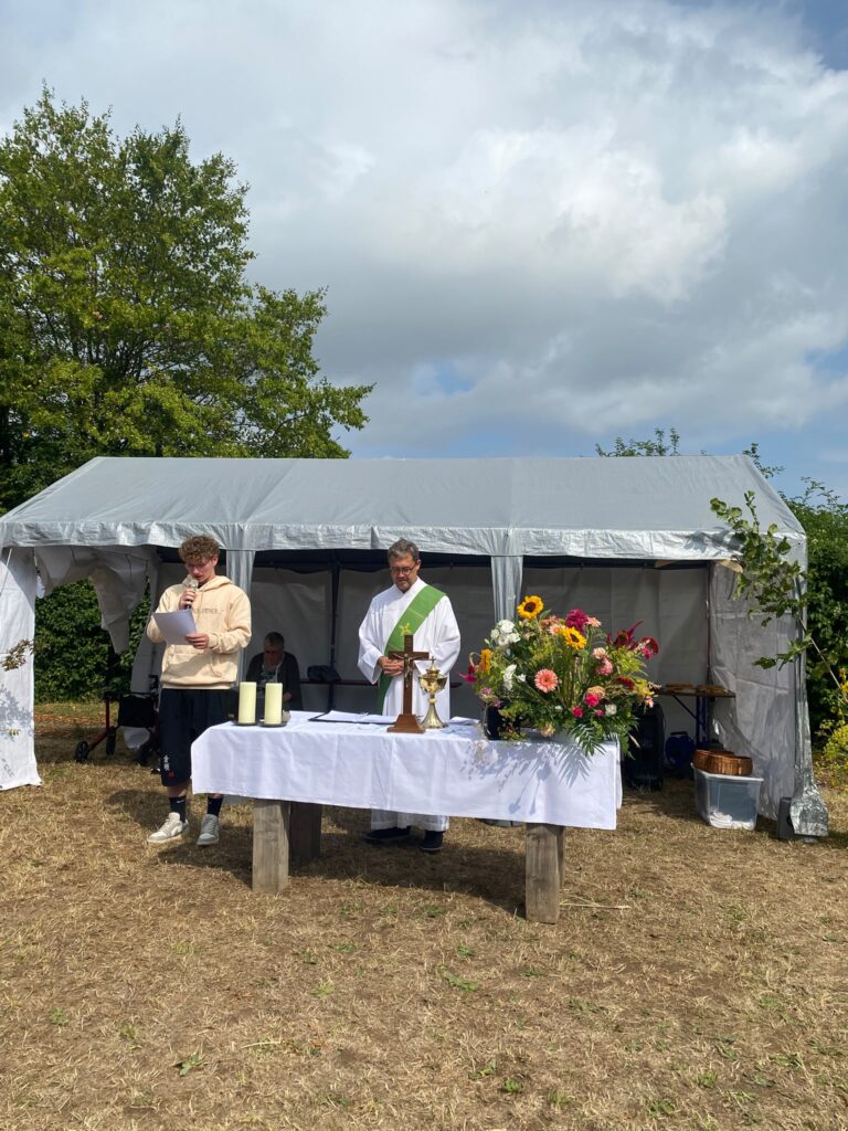 Diakon Martin Wunram beim ökumenischen Gottesdienst